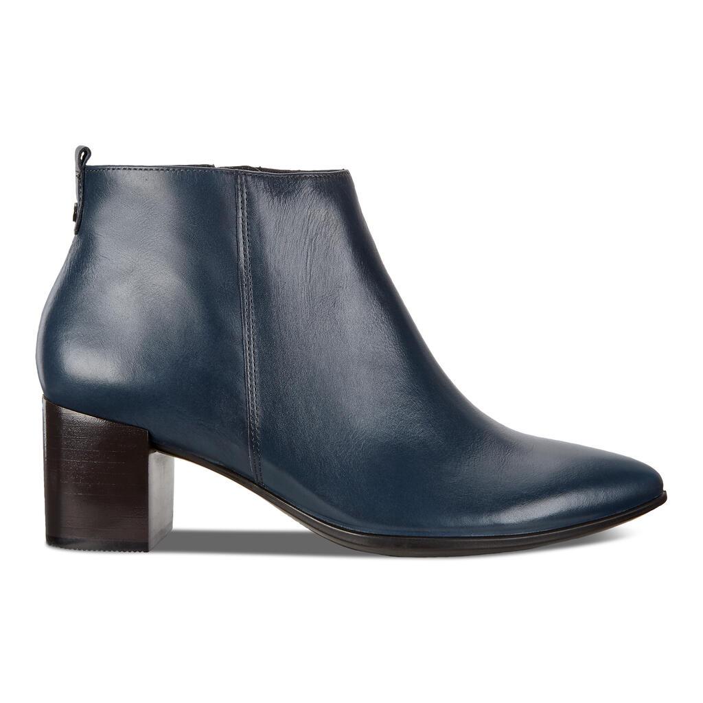 Bottines Ecco Shape 45 Block Femme Bleu Marine 1670-EDBKA